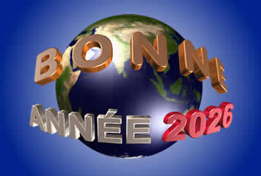 Bonne année 2026 sur toute la planète terre